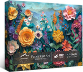 Paper Cut Art Floral Jigsaw Hozzles 1000 piezas